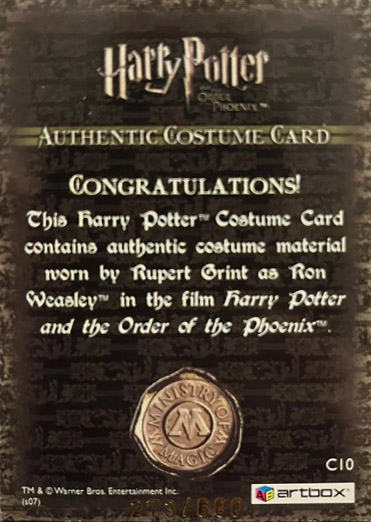 C10 - Ron Weasley'S School Trousers - Back