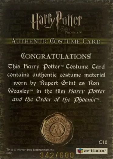 C10 - Ron Weasley'S School Trousers - Back