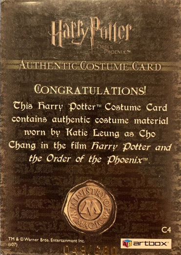 C4 - Cho Chang's Striped Sweater - Back