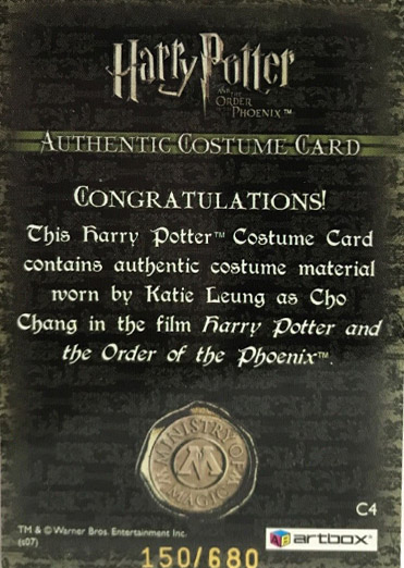 C4 - Cho Chang's Striped Sweater - Back