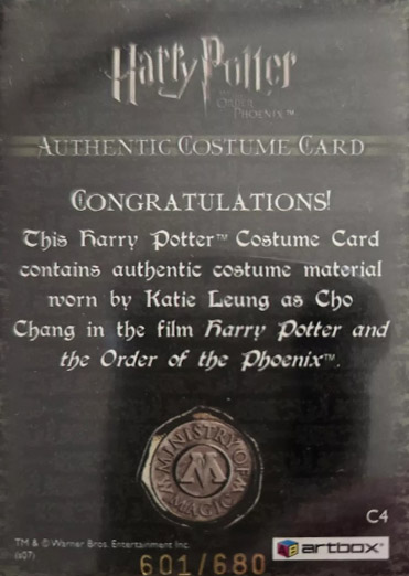 C4 - Cho Chang's Striped Sweater - Back