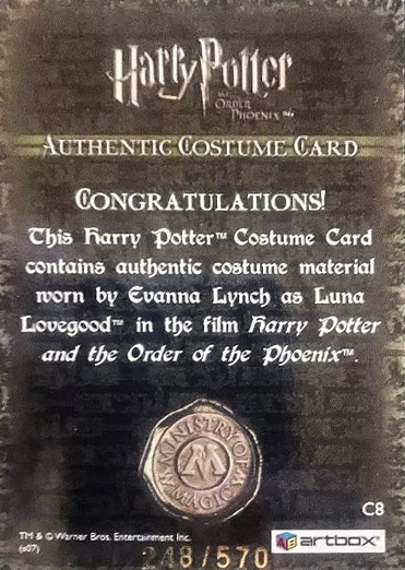 C8 - Luna Lovegood's Purple Trousers - Back