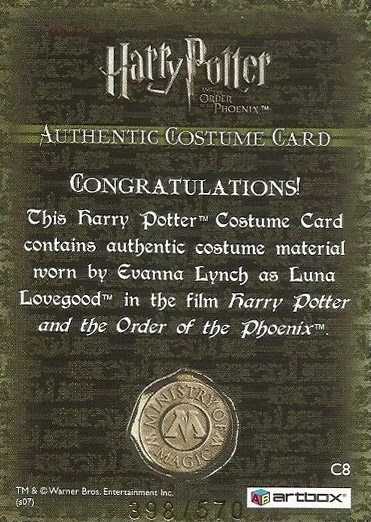 C8 - Luna Lovegood's Purple Trousers - Back