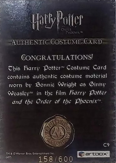 C9 - Ginny Weasley's School Trousers - Back