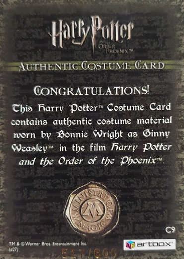 C9 - Ginny Weasley's School Trousers - Back