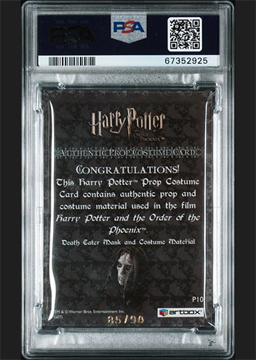 P10 - Death Eater Mask and Costume - Back