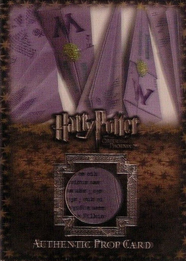 P2 - Ministry of Magic Flying Memos - Front