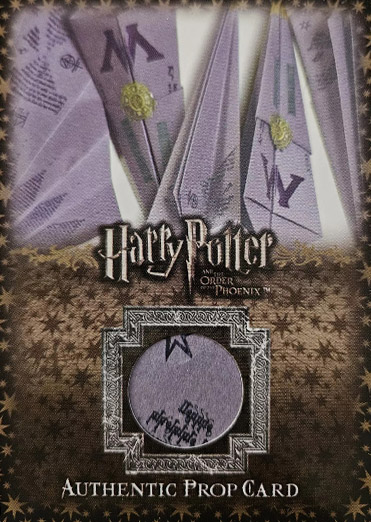 P2 - Ministry of Magic Flying Memos - Front