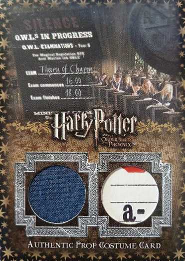 P7 - Ravenclaw Costume and O.W.L. Exam Paper