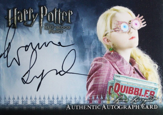 Evanna Lynch as Luna Lovegood - Front