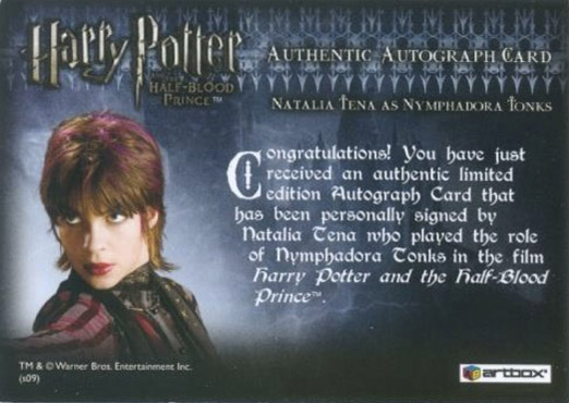 Natalia Tena as Nymphadora Tonks - Back