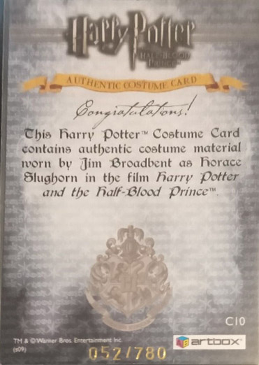 C10 - Horace Slughorn's Long Tie - Back