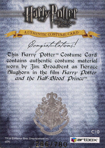 C10 - Horace Slughorn's Long Tie - Back