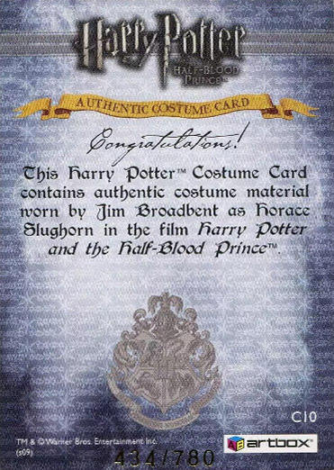 C10 - Horace Slughorn's Long Tie - Back