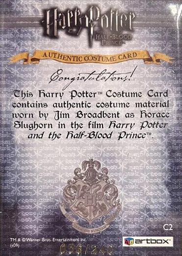 C2 - Horace Slughorn's Bow Tie - Back