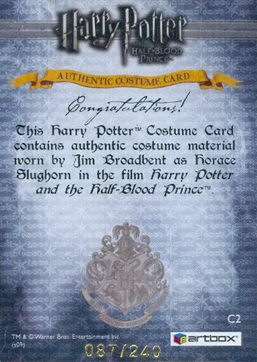 C2 - Horace Slughorn's Bow Tie - Back