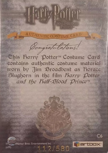 C6 - Horace Slughorn's Jacket - Back