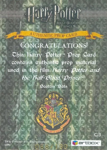 Ci3 - Beaters' Bats - Back