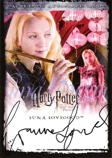 Evanna Lynch as Luna Lovegood - Front