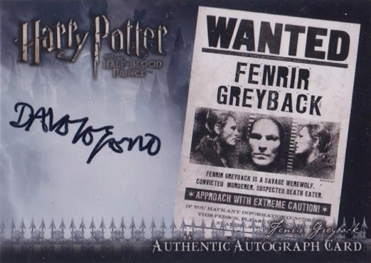 Dave Legano as Fenrir Greyback - Front