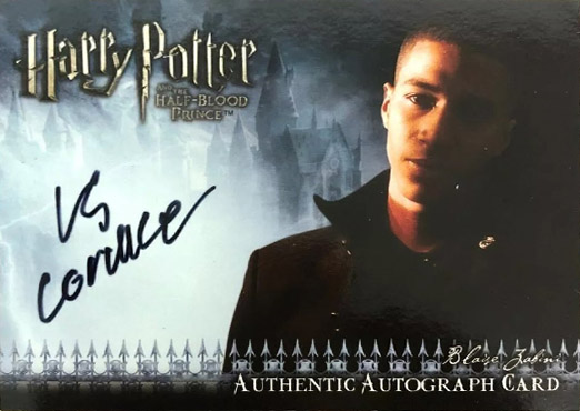 Louis Cordice as Blaise Zabini - Front