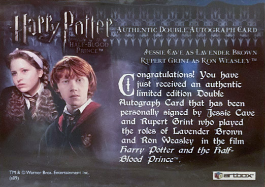 Rupert Grint Jessie Cave - Back