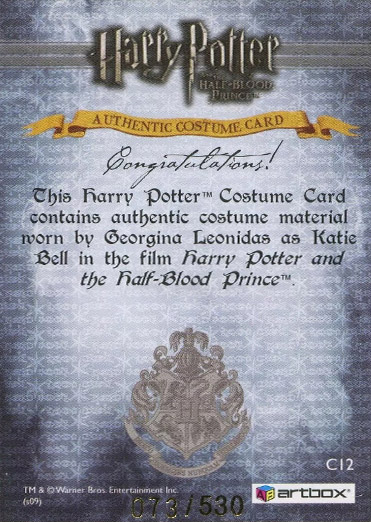 C12 - Katie Bell's Coat - Back