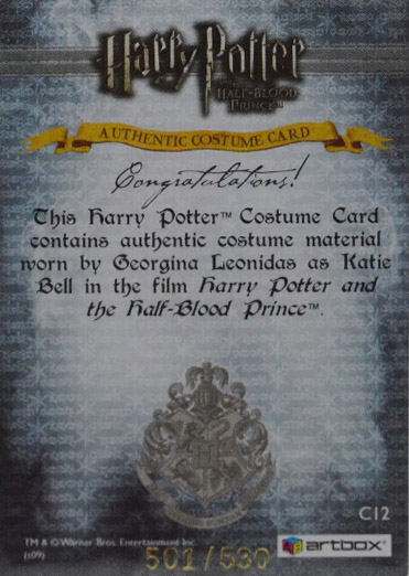 C12 - Katie Bell's Coat - Back