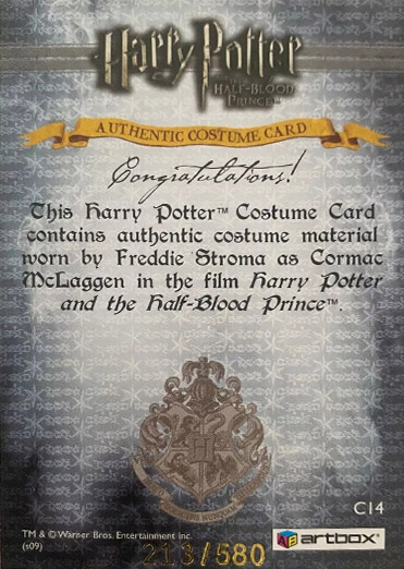 C14 - Cormac McLaggen's Jacket - Back