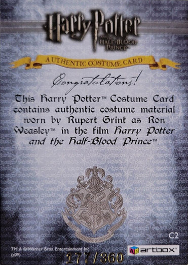 C2 - Ron Weasle's Shiort - Back