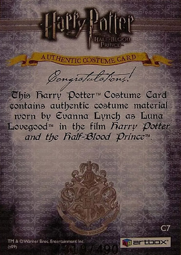 C7 - Luna Lovegood's Coat - Back