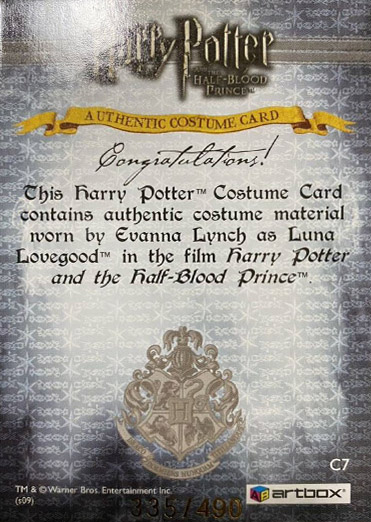 C7 - Luna Lovegood's Coat - Back