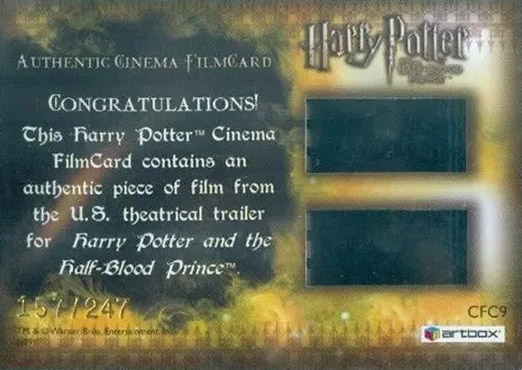 CFC9 - Slughorn in Cap and Gown - Back