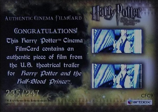 CFC9 - Slughorn in Cap and Gown - Back