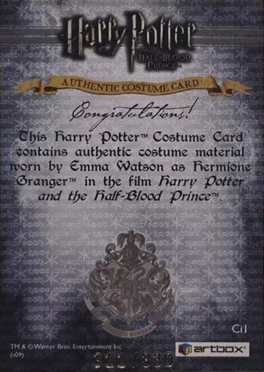 Ci1 - Hermione Granger's T-Shirt - Back