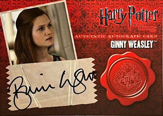Bonnie Wright as Ginny Wealsey - Front