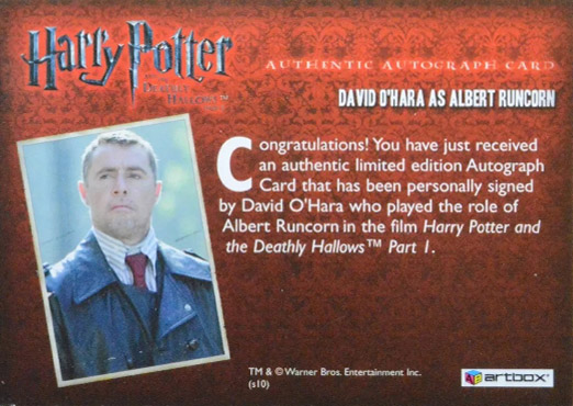 David O'Hara as Albert Runcorn - Back