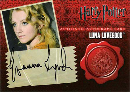Evanna Lynch as Luna Lovegood - Front