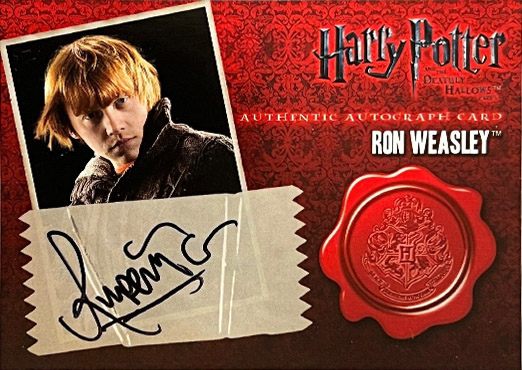 Rupert Grint as Ron Wealsey - Front