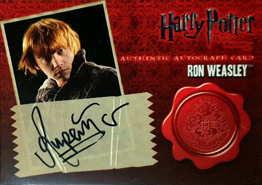 Rupert Grint as Ron Wealsey - Front