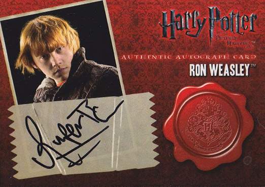 Rupert Grint as Ron Wealsey - Front