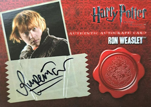 Rupert Grint as Ron Wealsey - Front