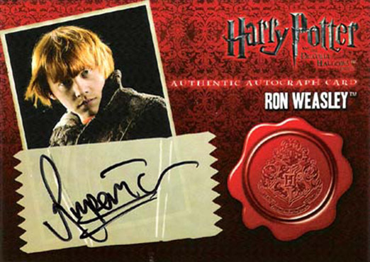 Rupert Grint as Ron Wealsey - Front