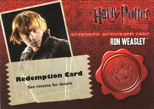 Redemption Card Front