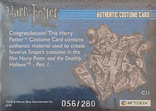 C11 - Severus Snape's Robes - Back