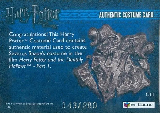 C11 - Severus Snape's Robes - Back