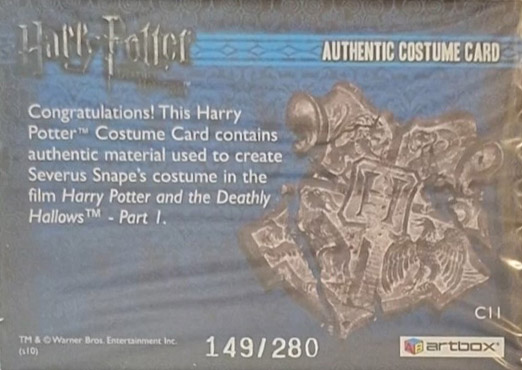 C11 - Severus Snape's Robes - Back