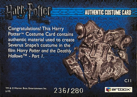 C11 - Severus Snape's Robes - Back