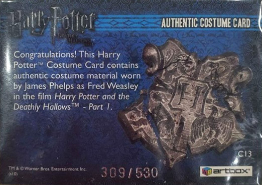 C13 - Fred Weasley's Shirt - Back