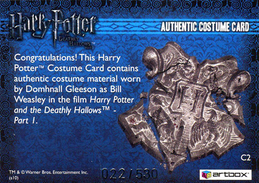 C2 - Bill Weasley's Shirt - Back